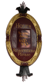 Restaurant hours